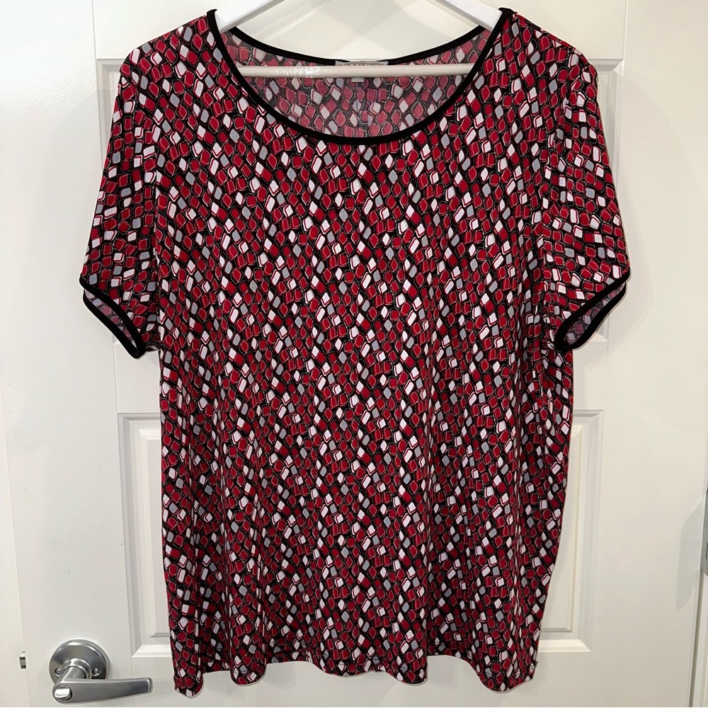 Laura Petites Funky Button Back Blouse